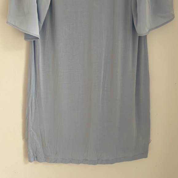 PLUTO Dress Women’s Size 40 Modal Purple Flutter Sleeve Lounge Dress Lavender - Picture 9 of 12